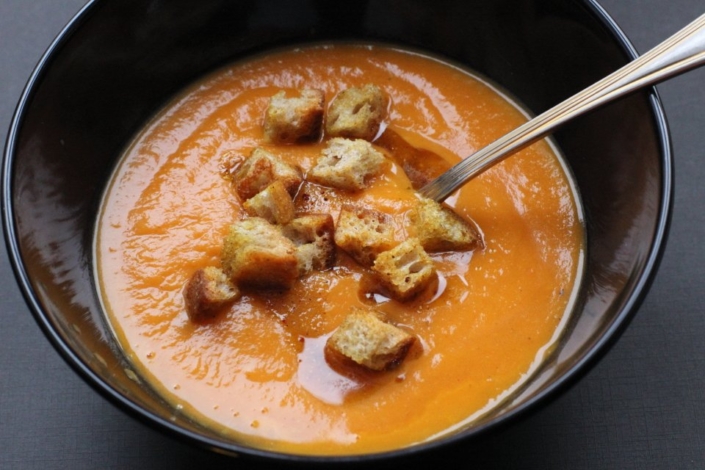 Рецепт тыквенного супа с тройным шотом карри